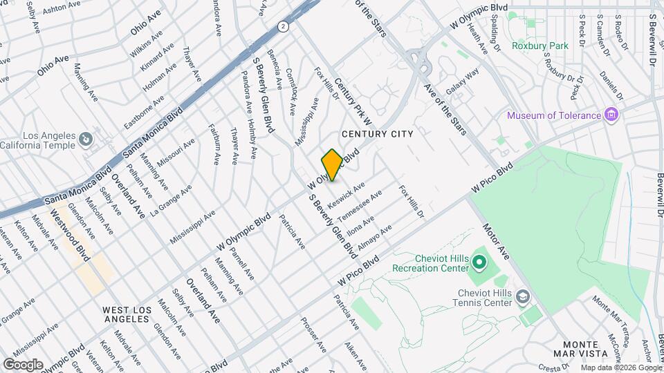 2214 Benecia Ave Map and Location Details