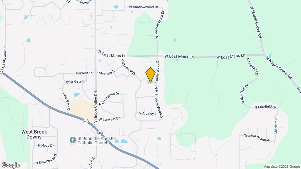 4816 N Ashcroft Ln Map and Location Details