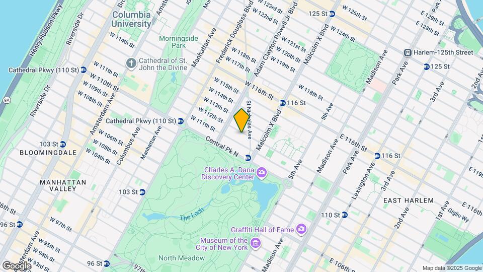 124 W 112th St Map and Location Details