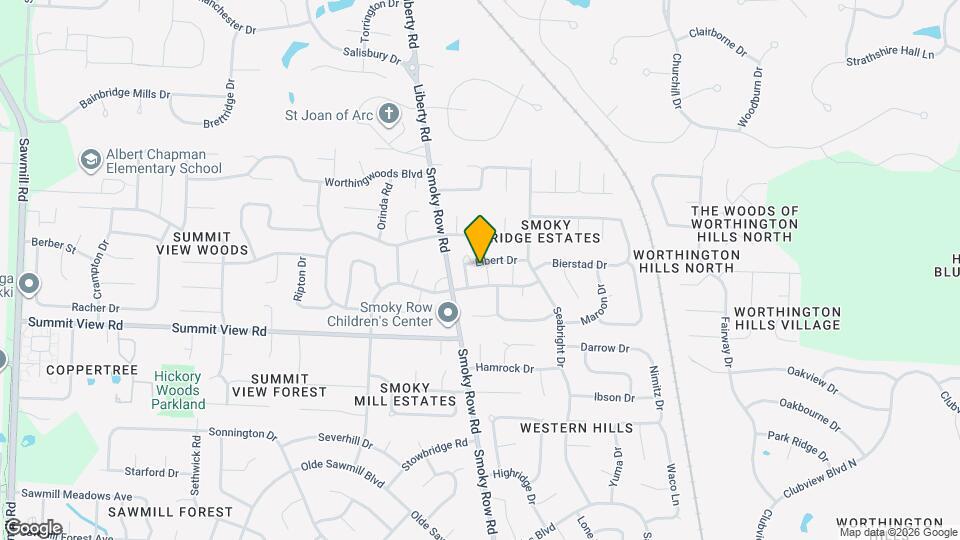 8707 Glencanyon Dr Map and Location Details