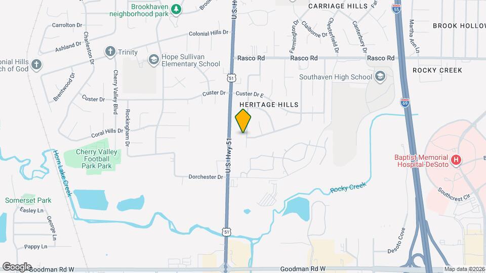 7621 Davis Pkwy Map and Location Details