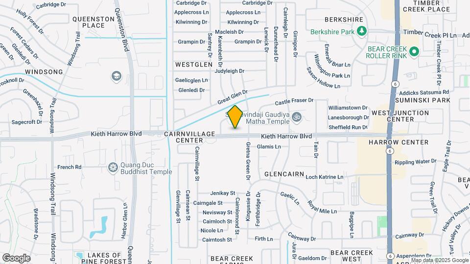 16922 Kieth Harrow Blvd Map and Location Details