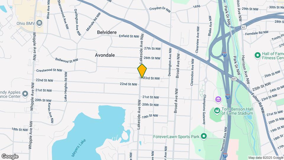 2224 Lakeside Ave NW Map and Location Details