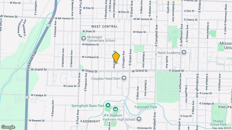 930 S Missouri Ave Map and Location Details