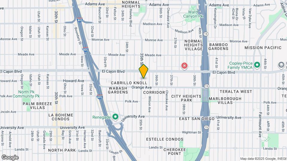 4239 35th St Map and Location Details