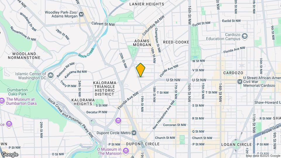 2001 19th St NW Map and Location Details