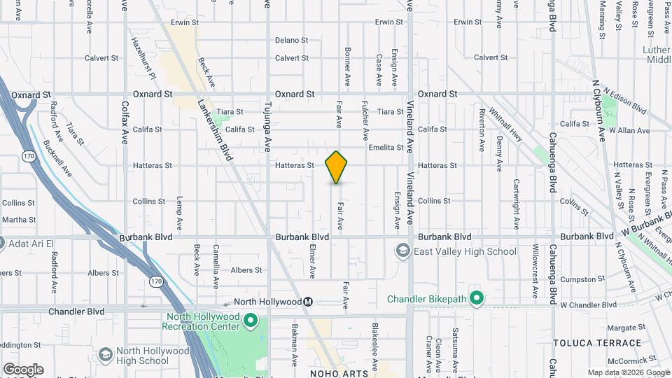 5717 Fair Ave Map and Location Details