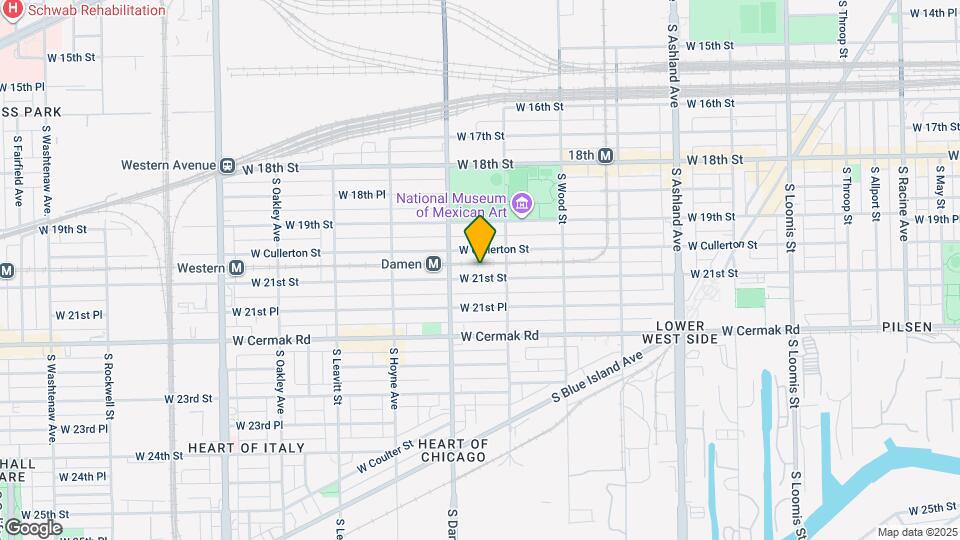 1928 W 21st St Map and Location Details