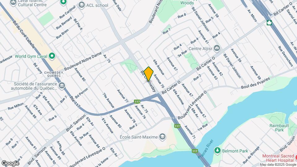 3500 Chalifoux Rue Map and Location Details