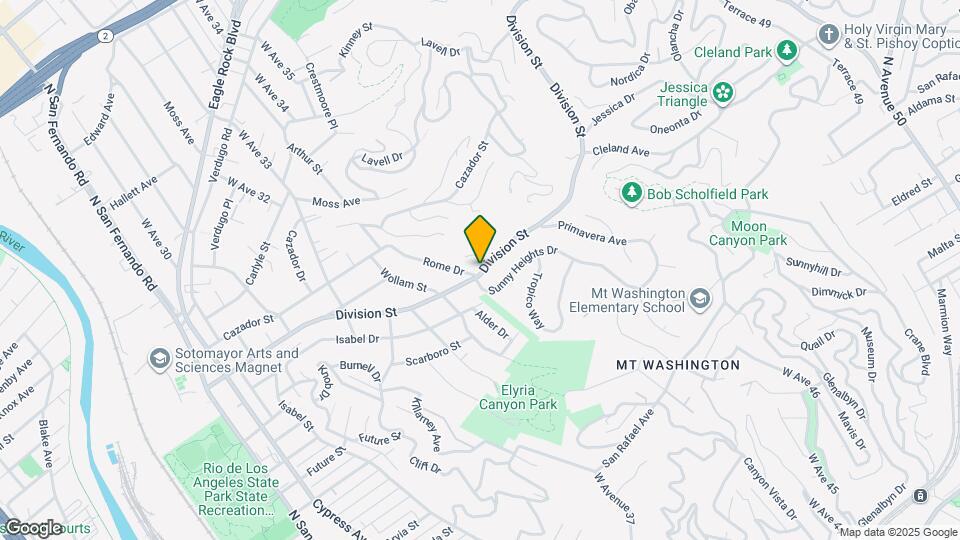 3505 Division St Map and Location Details