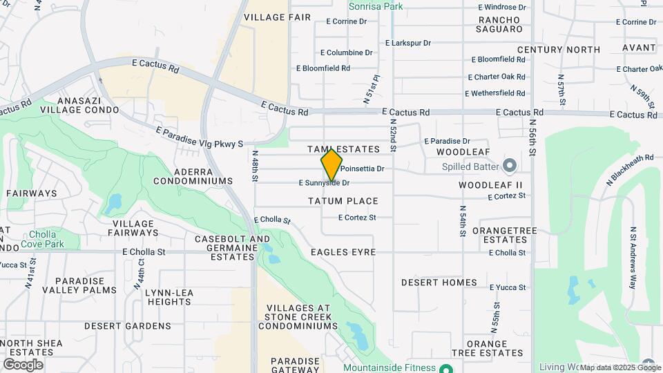 11645 N 50th St Map and Location Details