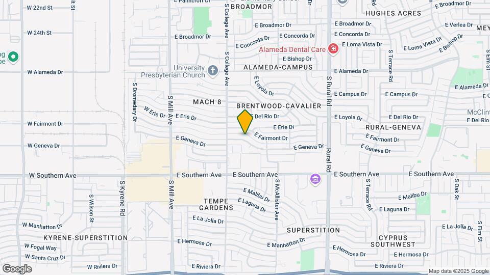 332 E Geneva Dr Map and Location Details