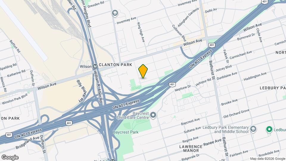 54 Touraine Av Map and Location Details