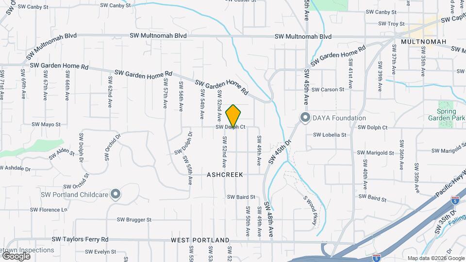8817 SW 51st Ave Map and Location Details