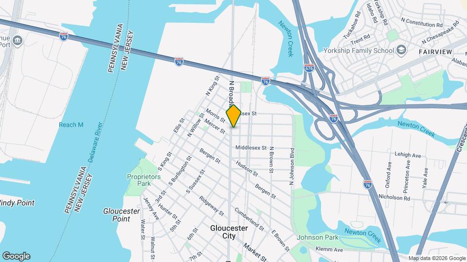 206 N Broadway Map and Location Details