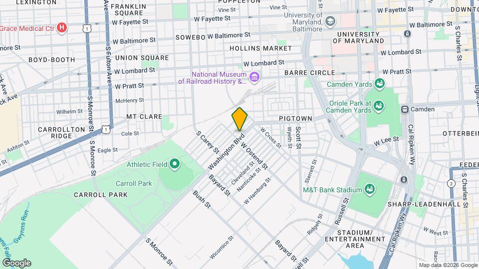 1170 Washington Blvd Map and Location Details