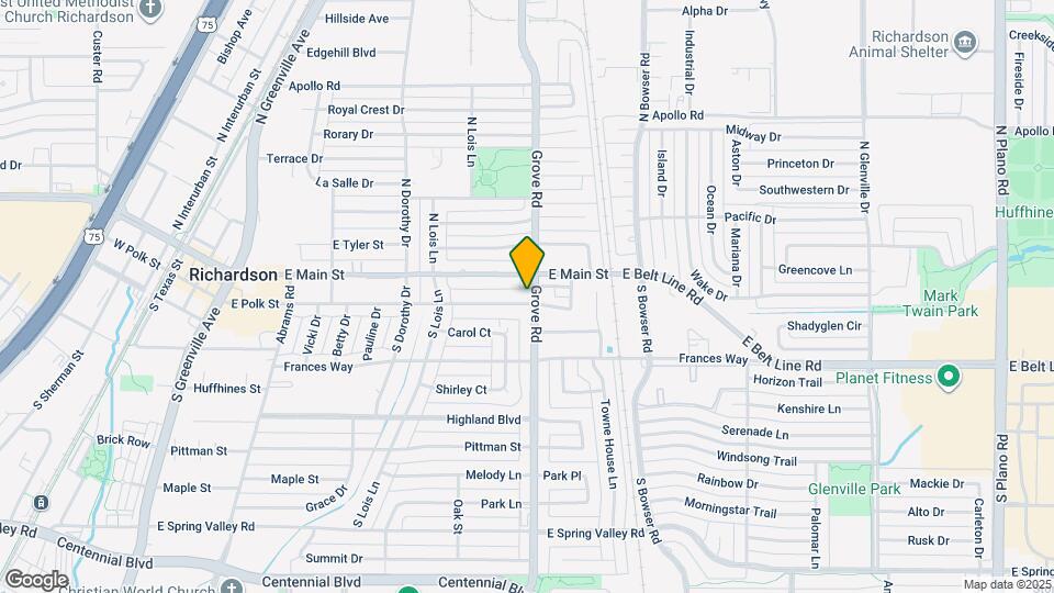 106 S Grove Rd Mapa y Detalles de la Ubicación