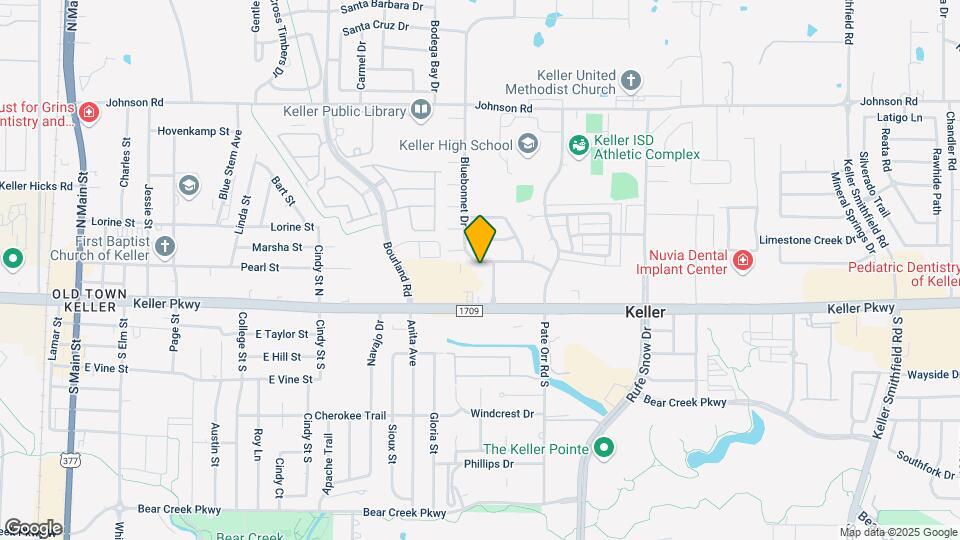 728 Bluebonnet Dr Map and Location Details