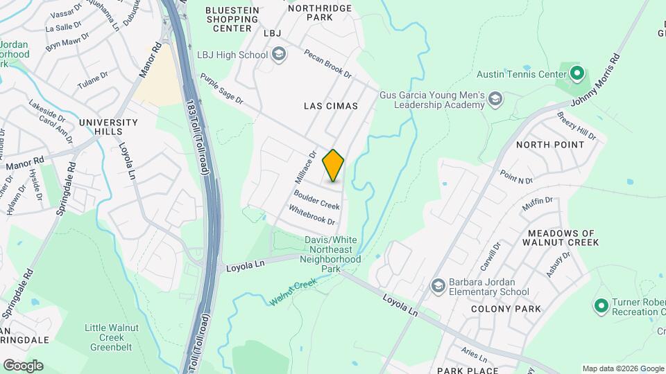 5804 Brook Valley Dr Map and Location Details