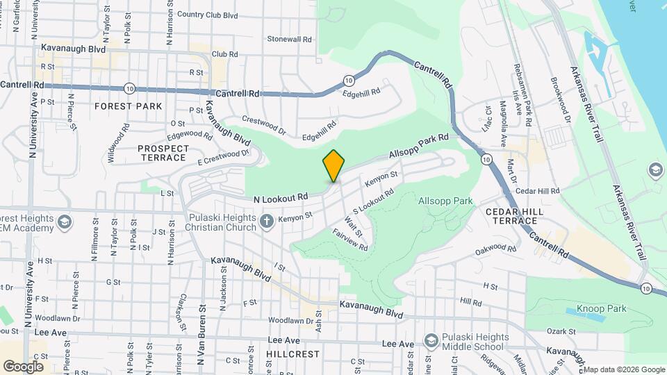 4409 N Lookout Rd Map and Location Details