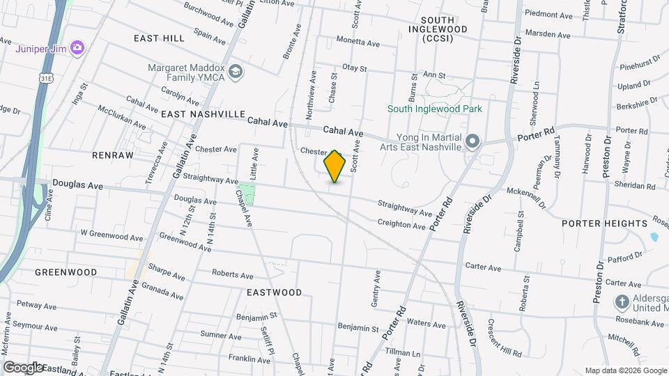 1713 Straightway Ave Map and Location Details