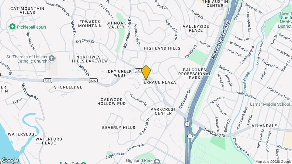 3603 Las Colinas Dr Map and Location Details