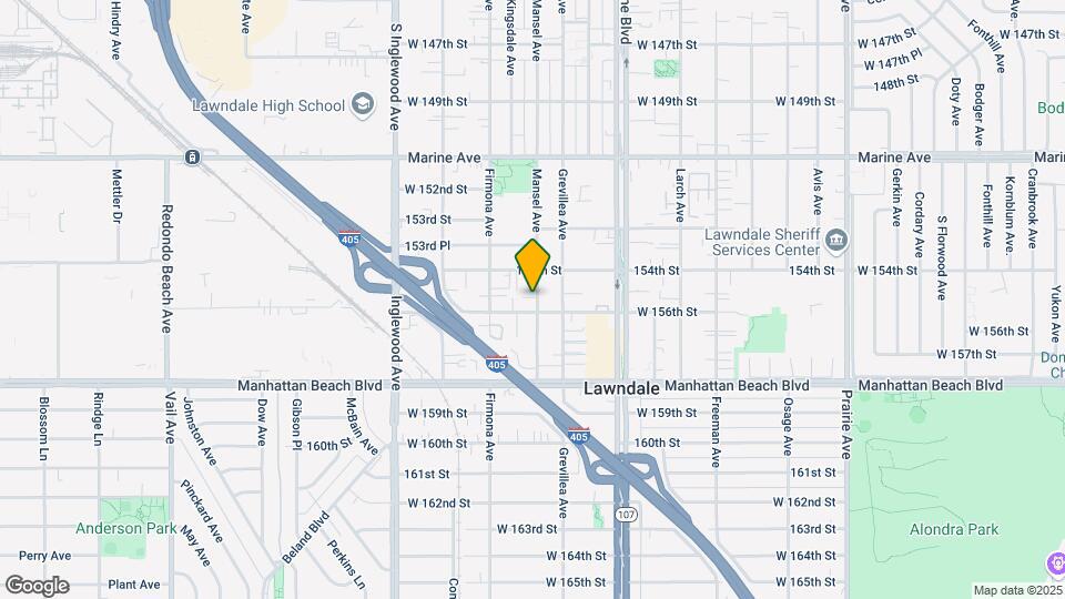 15429 Mansel Ave Map and Location Details