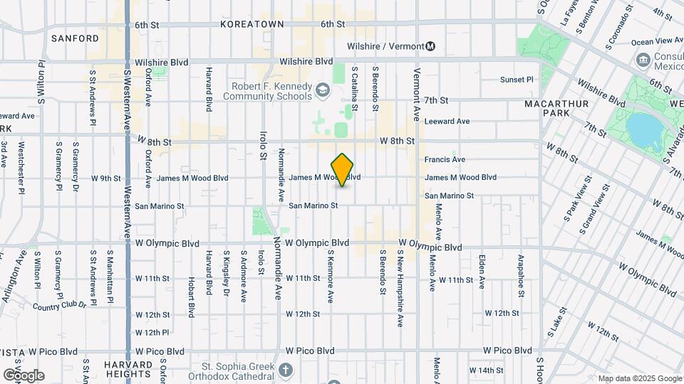916 S Kenmore Ave Map and Location Details