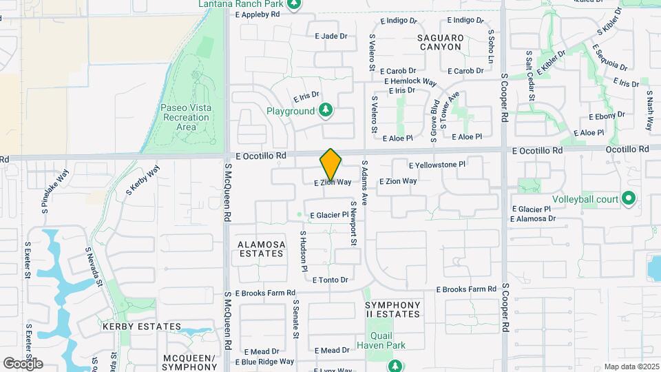 1423 E Zion Way Mapa y Detalles de la Ubicación
