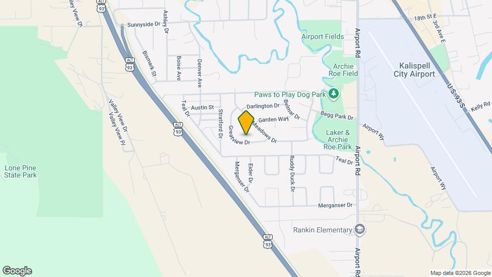 1979 Greatview Dr Mapa y Detalles de la Ubicación