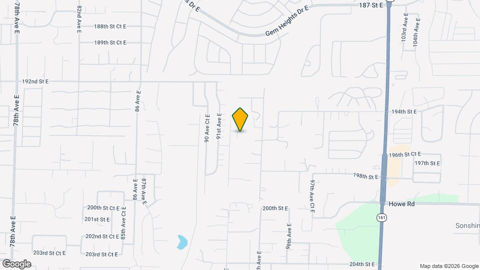 9218 195th St Ct E Map and Location Details