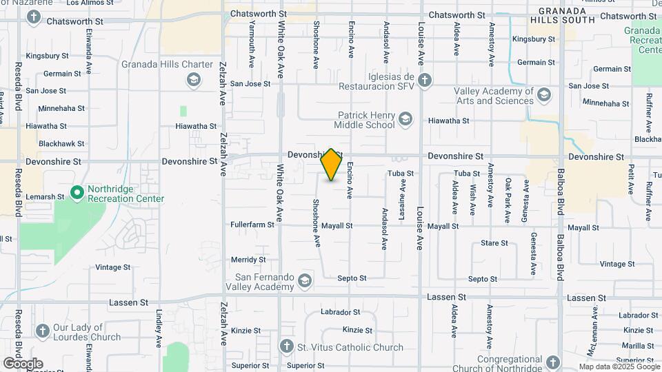 17531 Lemarsh St Mapa y Detalles de la Ubicación