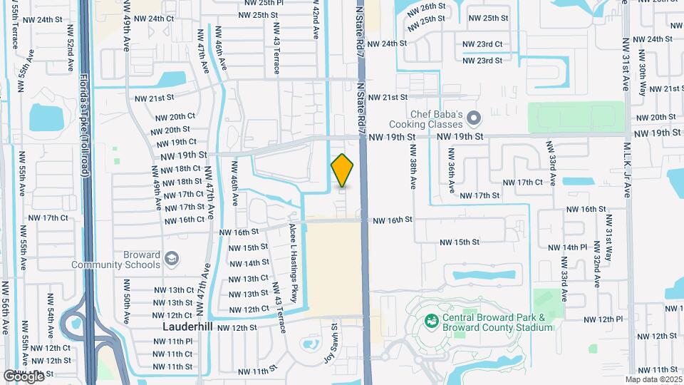4043 NW 16th St, Unit Majestic Garden Condo Map and Location Details