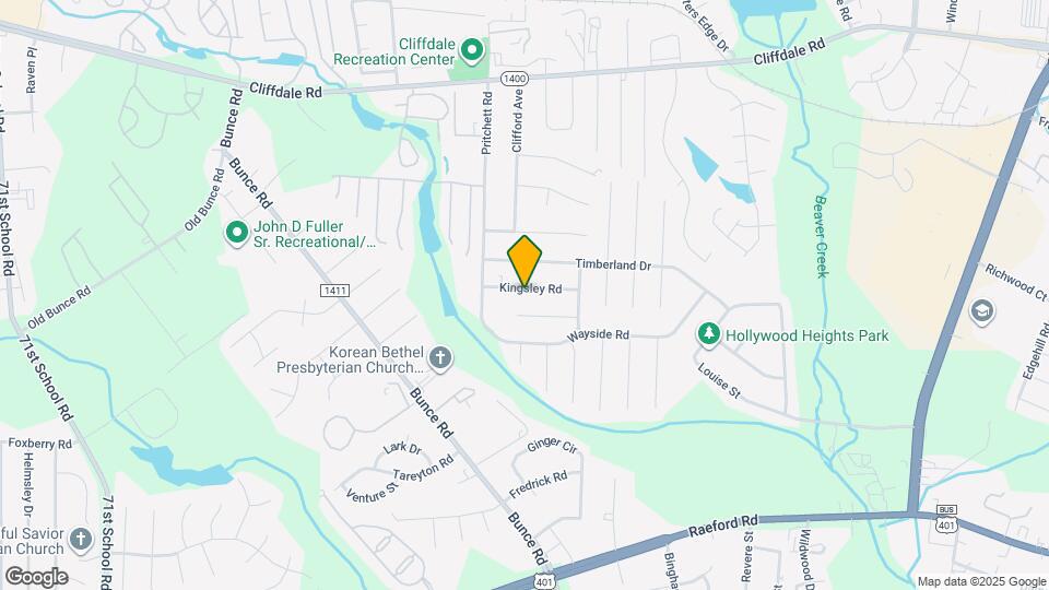 1039 Kingsley Rd Map and Location Details