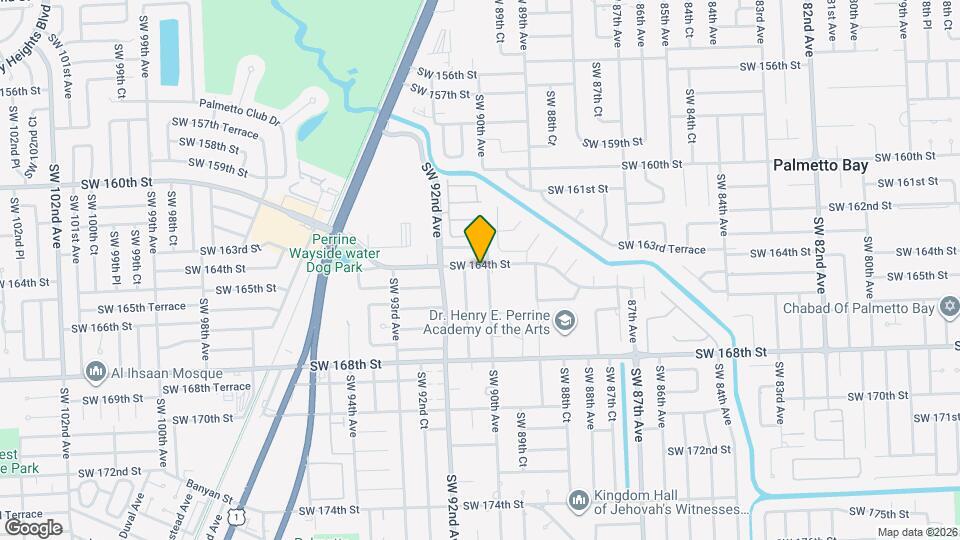 9000 SW 164th St Mapa y Detalles de la Ubicación