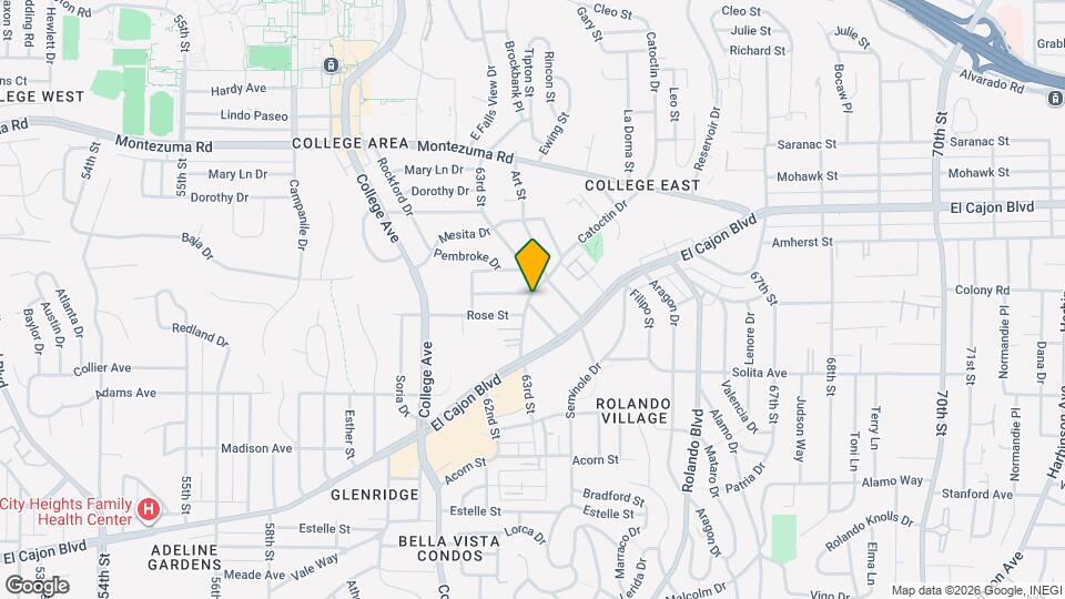 4771 Choctaw Dr Map and Location Details