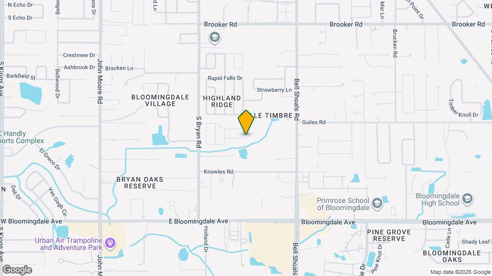 540 Oak Creek Dr Map and Location Details