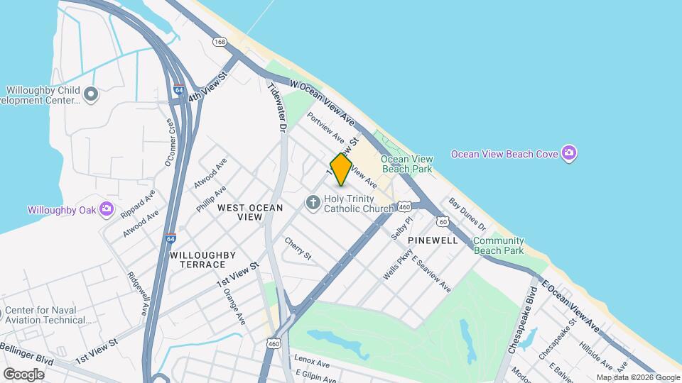 160 W Seaview Ave Mapa y Detalles de la Ubicación