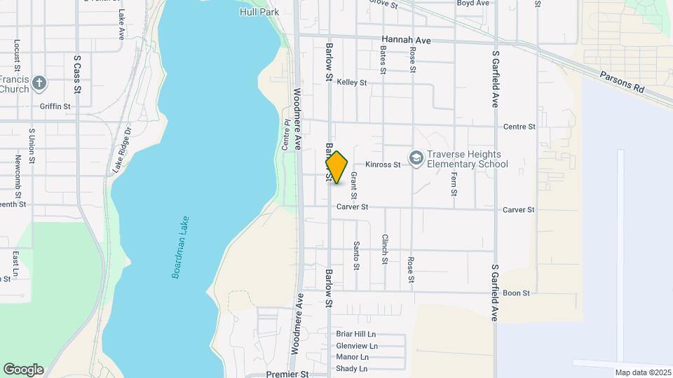 1021 Barlow St Map and Location Details