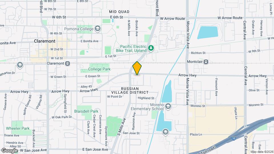 596 E Arrow Hwy Map and Location Details