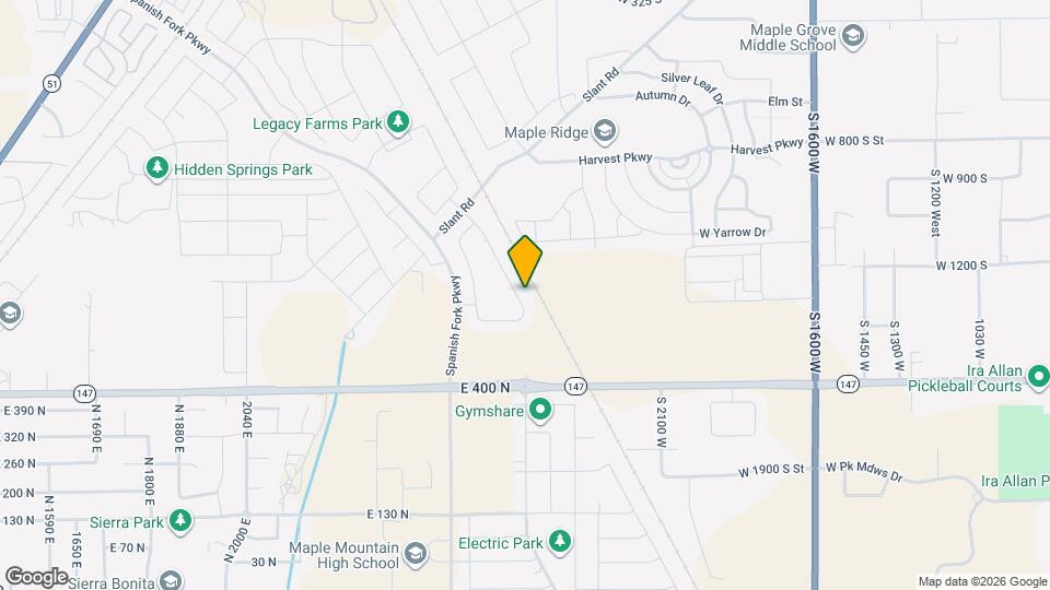 654 N Old Fort Dr Map and Location Details