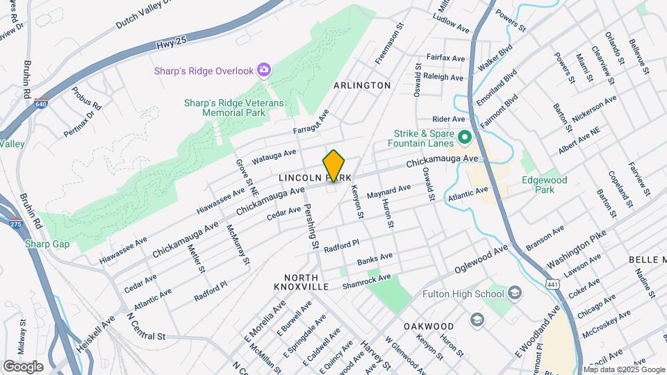 706 Chickamauga Ave-Unit -17 Map and Location Details