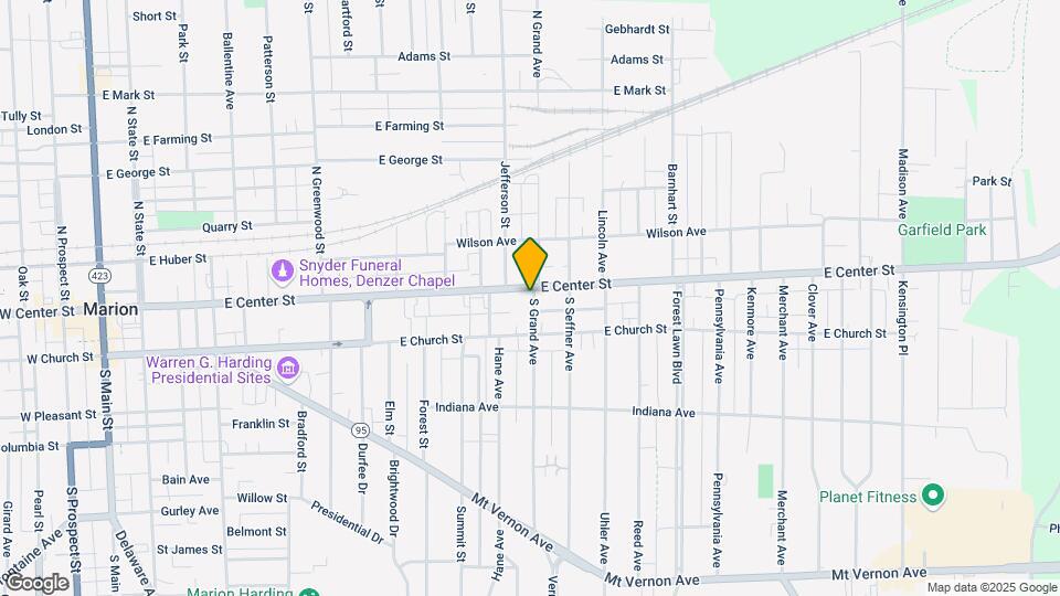 717 E Center St, Unit 717 1/2 Map and Location Details