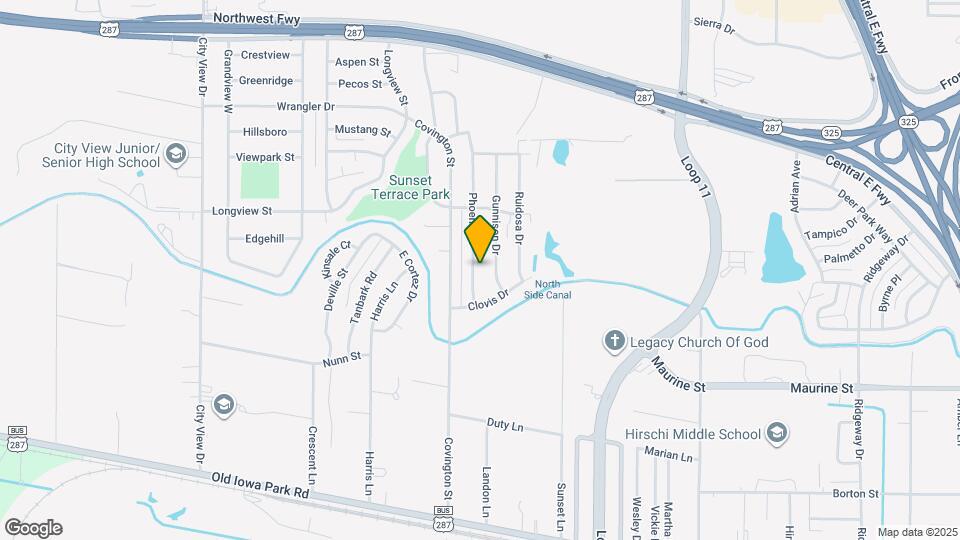 1411 Phoenix Dr Map and Location Details