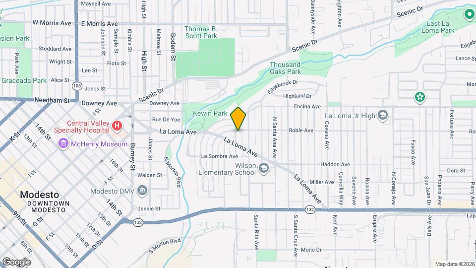 340 N Santa Rosa Ave Map and Location Details