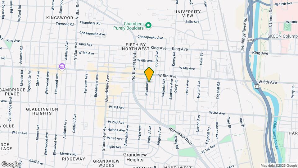 1420 Meadow Rd Mapa y Detalles de la Ubicación