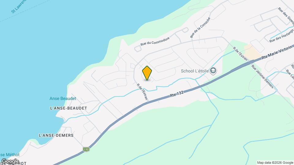 1390 Douville Rue Map and Location Details