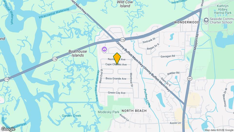 1174 Cape Charles Ave Map and Location Details