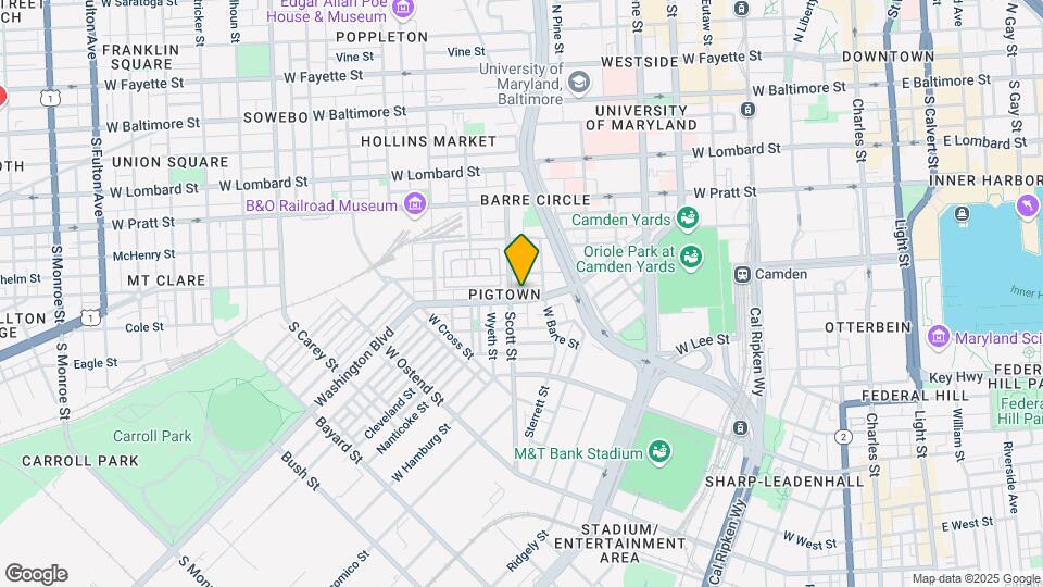 776 Washington Blvd Map and Location Details