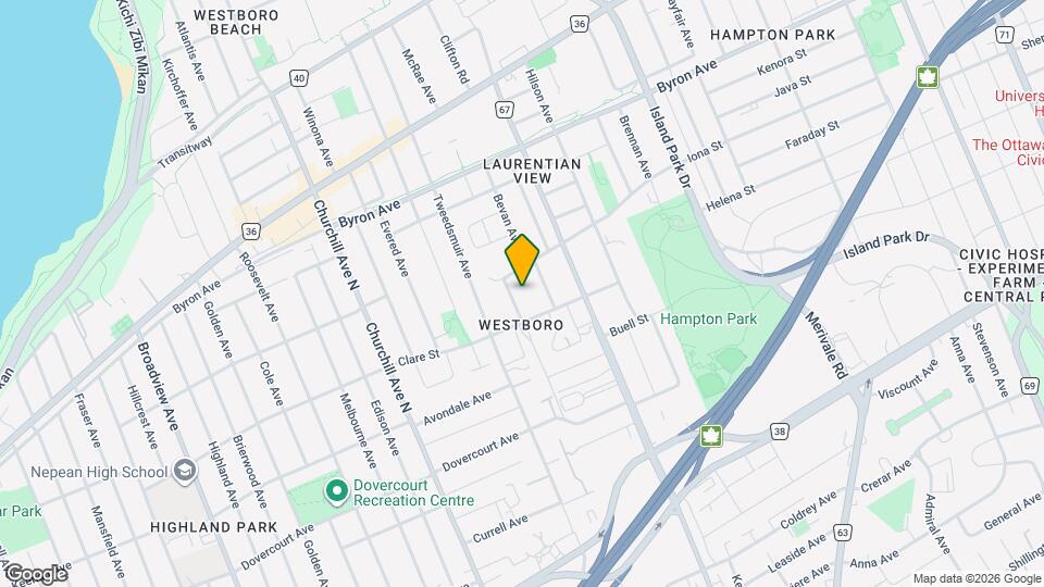 533 Broadhead Av Map and Location Details